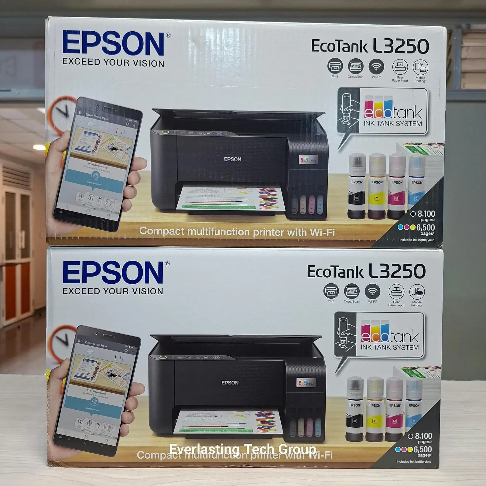 Epson EcoTank L3250 A4 Wi-Fi All-in-One Ink Tank Printer Ink